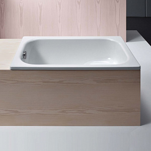 Ванна стальная Bette Basic 105*65*42 BetteGlasur® Plus, со ступенькой-сиденьем